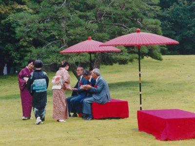 野点傘/大名傘/お茶会用和傘 [OTH-039] │ レンタル機材や販売の