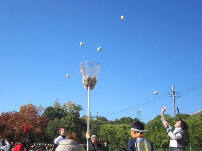 玉入れ球/玉入れボール/運動会用紅白玉/玉入れ競争用球 [SPO-049