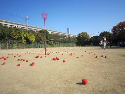 玉入れ球/玉入れボール/運動会用紅白玉/玉入れ競争用球 [SPO-049